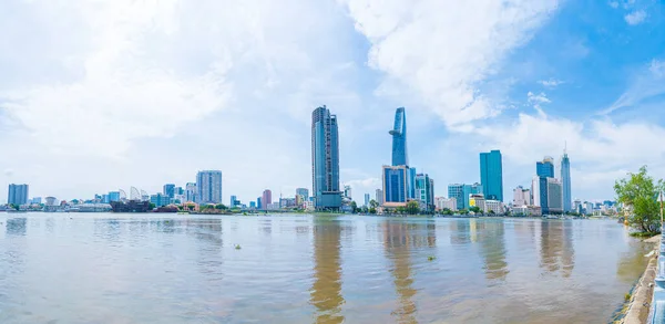 Chi Minh City Vietnam Feb 2022 Bitexco Financial Tower Grattacielo — Foto Stock