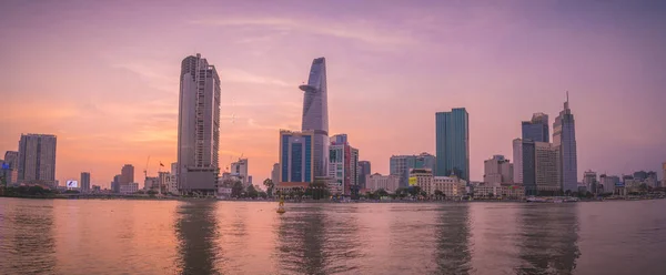 Chi Minh Vietnam Feb 2022 View Bitexco Financial Tower Building — Foto Stock