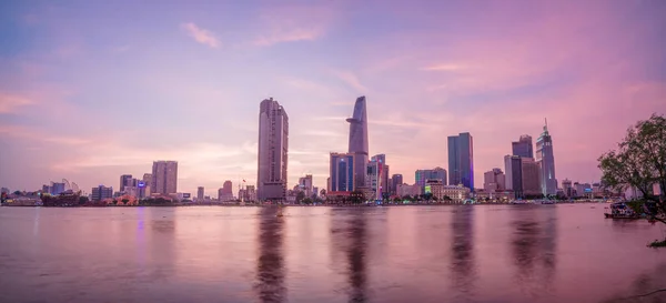 Chi Minh Vietnam Feb 2022 View Bitexco Financial Tower Building — Foto Stock