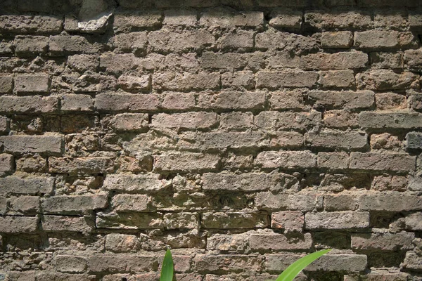 Eski Kırmızı Tuğla Duvar Eski Kahverengi Kırmızı Tuğla Duvar Arka — Stok fotoğraf