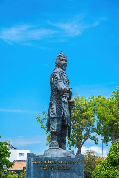Vung Tau Mar 2022 Tran Hung Dao Statue Vung Tau — Stock fotografie