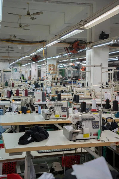 Ria Vietnam Mar 2022 Textieldoek Fabriek Werkproces Maat Van Werknemers — Stockfoto