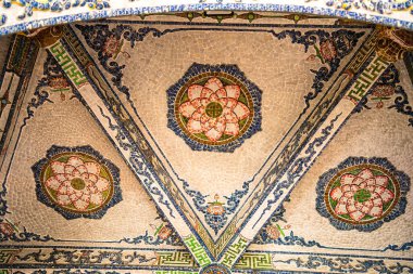 Linh Phuoc Pagoda in Da Lat, Vietnam. Dalat's famous landmark, buddhist porcelain glass temple. Linh Phuoc Pagoda in Dalat Vietnam also called Dragon Pagoda.