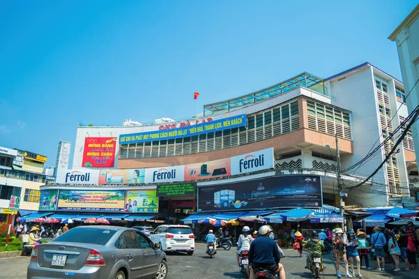 Lat Vietnam April 2022 Scenery Dalat Market Tourists Love Come — Foto de Stock