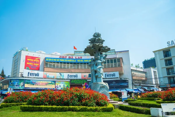 Lat Vietnam April 2022 Scenery Dalat Market Tourists Love Come — Stock fotografie