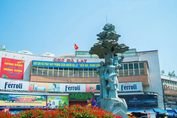 Lat Vietnam April 2022 Scenery Dalat Market Tourists Love Come — Stock fotografie