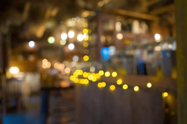 Blurred Background Interior Cozy Coffee Shop Contemporary Design Loft Style — ストック写真