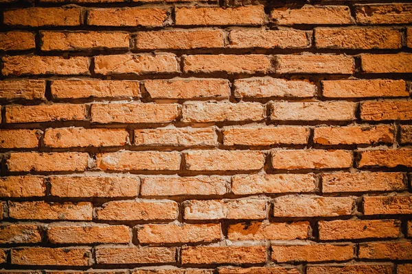 Red brick wall. Texture of old brown and red brick wall background. Fragment of red brick wall closeup. The structure of the background. Template for an inscription. Mockup for designs.