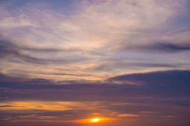 Background cloud summer. Cloud summer. Sky cloud cinematic. Natural sky beautiful and cinematic sunset texture background