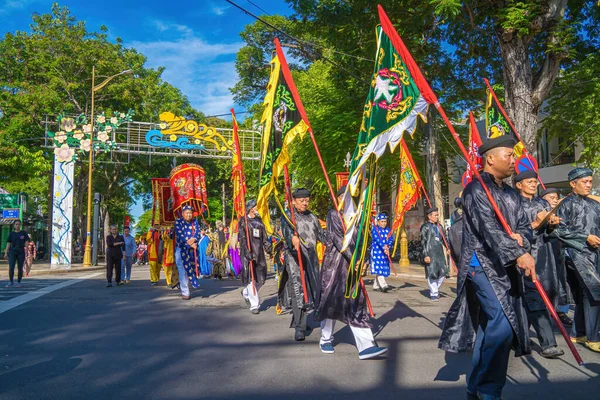 Vung Tau Vietnam Sep 2022 Människor Organiserar Traditionsspel Valfestival Vietnam — Stockfoto