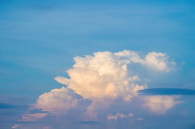 Background cloud summer. Cloud summer. Sky cloud cinematic. Natural sky beautiful and cinematic sunset texture background.