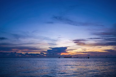 Background cloud summer. Cloud summer. Sky cloud cinematic. Natural sky beautiful and cinematic sunset texture background