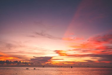 Background cloud summer. Cloud summer. Sky cloud cinematic. Natural sky beautiful and cinematic sunset texture background