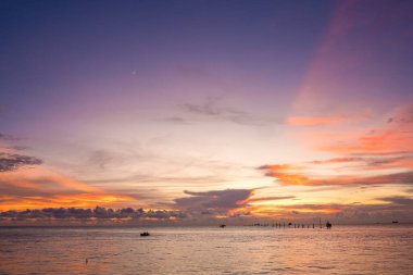 Background cloud summer. Cloud summer. Sky cloud cinematic. Natural sky beautiful and cinematic sunset texture background