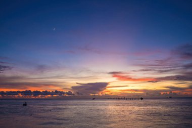 Background cloud summer. Cloud summer. Sky cloud cinematic. Natural sky beautiful and cinematic sunset texture background