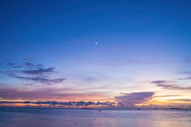 Background cloud summer. Cloud summer. Sky cloud cinematic. Natural sky beautiful and cinematic sunset texture background