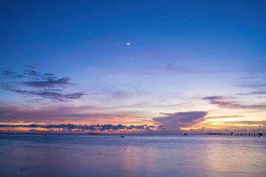 Background cloud summer. Cloud summer. Sky cloud cinematic. Natural sky beautiful and cinematic sunset texture background