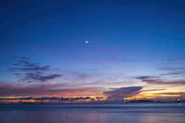 Background cloud summer. Cloud summer. Sky cloud cinematic. Natural sky beautiful and cinematic sunset texture background