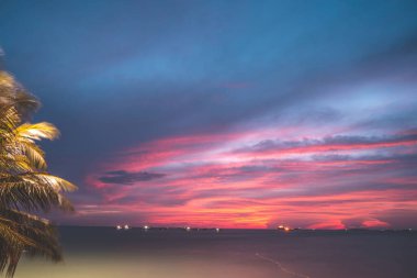 Background cloud summer. Cloud summer. Sky cloud cinematic. Natural sky beautiful and cinematic sunset texture background.