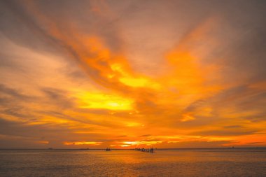 Background cloud summer. Cloud summer. Sky cloud cinematic. Natural sky beautiful and cinematic sunset texture background.