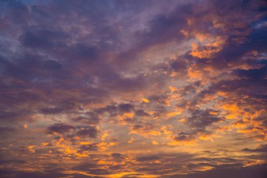 Background cloud summer. Cloud summer. Sky cloud cinematic. Natural sky beautiful and cinematic sunset texture background.