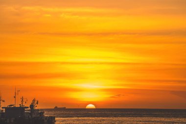 Background cloud summer. Cloud summer. Sky cloud cinematic. Natural sky beautiful and cinematic sunset texture background.