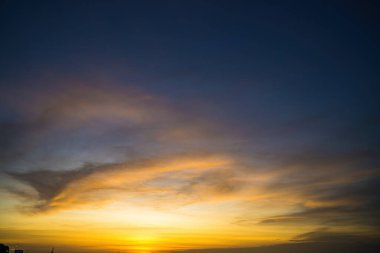 Background cloud summer. Cloud summer. Sky cloud cinematic. Natural sky beautiful and cinematic sunset texture background.