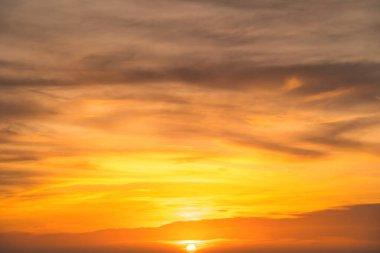 Background cloud summer. Cloud summer. Sky cloud cinematic. Natural sky beautiful and cinematic sunset texture background.