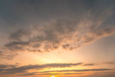 Background cloud summer. Cloud summer. Sky cloud cinematic. Natural sky beautiful and cinematic sunset texture background.