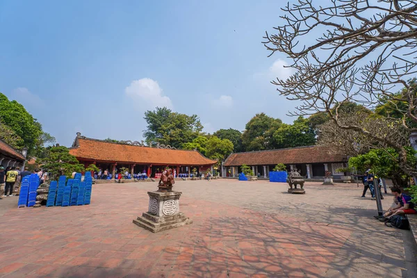 Hanoi Wietnam Listopada 2017 Świątynia Literatury Nazywa Się Również Van — Zdjęcie stockowe
