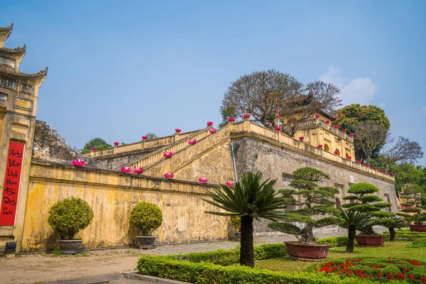 Panorama Sector Central Ciudadela Imperial Thang Long Complejo Cultural Que —  Fotos de Stock