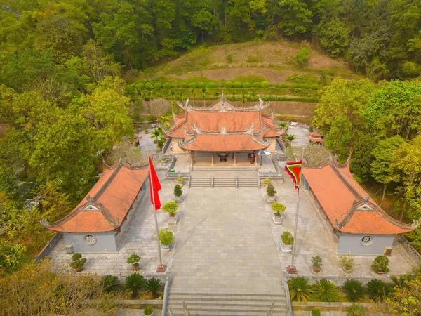 Vista Superior Templo Hung King Província Phu Tho Vietnã Lac — Fotografia de Stock