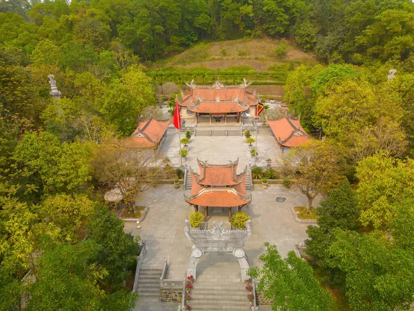 Top Kilátás Hung King Temple Phu Tho Tartomány Vietnam Lac — Stock Fotó