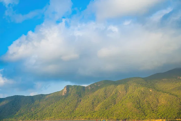 Vue Panoramique Côtière Sur Île Con Dao Haut Avec Vagues — Photo