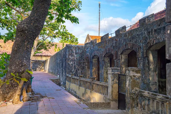 stock image Entrance gate to the Con Son Prison Museum On Con Dao Island In Vietnam. This is Bac Hai Prison was built by French colonialists. The most infamous site is the tiger cages.