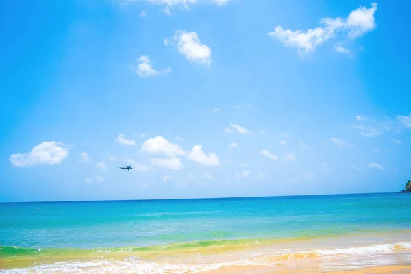 Beautiful Dam Trau Beach Con Dao Island Bottom View Airplane — Stock Photo, Image