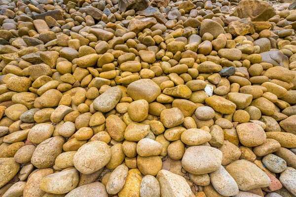 Vista Superior Coloridas Piedras Con Dao Island Vietnam Fondo Guijarros —  Fotos de Stock