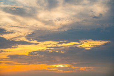 Background cloud summer. Cloud summer. Sky cloud cinematic. Natural sky beautiful and cinematic sunset texture background