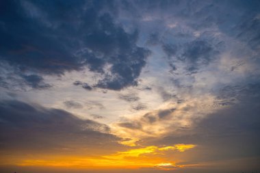 Background cloud summer. Cloud summer. Sky cloud cinematic. Natural sky beautiful and cinematic sunset texture background
