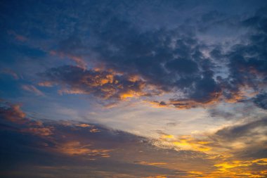 Background cloud summer. Cloud summer. Sky cloud cinematic. Natural sky beautiful and cinematic sunset texture background