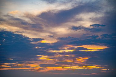 Background cloud summer. Cloud summer. Sky cloud cinematic. Natural sky beautiful and cinematic sunset texture background