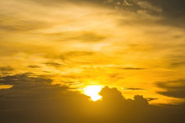 Background cloud summer. Cloud summer. Sky cloud cinematic. Natural sky beautiful and cinematic sunset texture background