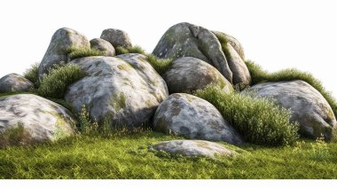 stone rock in the mountains clipart