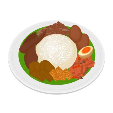 Geleneksel Gıda Rehberi Pirinç Vektör İllüstrasyon Logosu