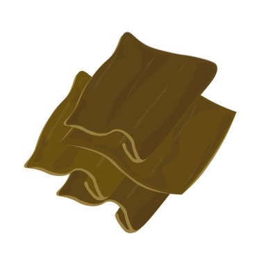 Vektör illüstrasyon logosu Clip sanatı Kombu yosununu ıslattı