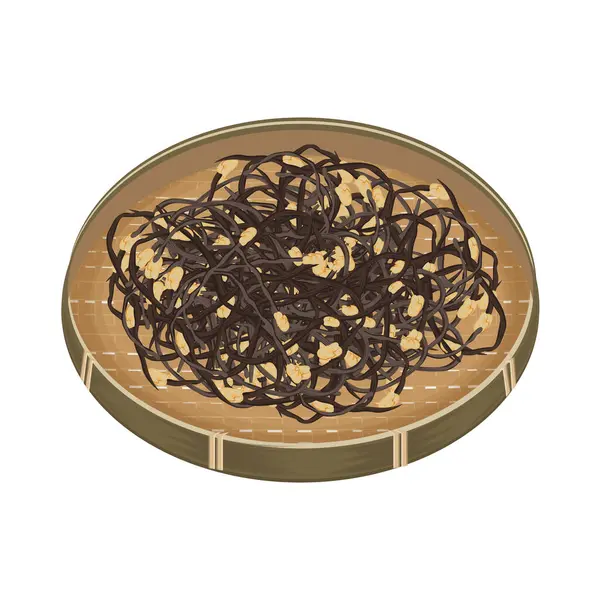 Vector Illustration Logo Clipart Kurutulmuş Fernbrake Gosari 