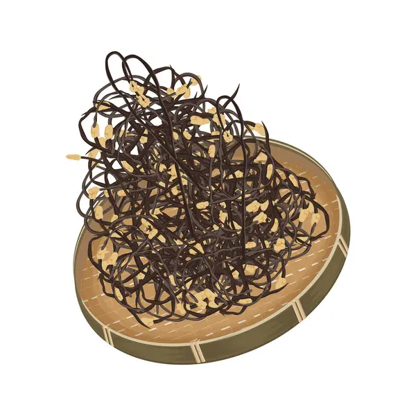 Vector Illustration Logo Clipart Levitation Kurutulmuş Fernbrake Gosari