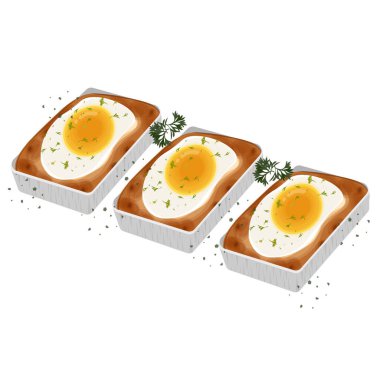 Vector Illustration logosu Clipart Gyeran Ppang veya Gyeran Bbang 
