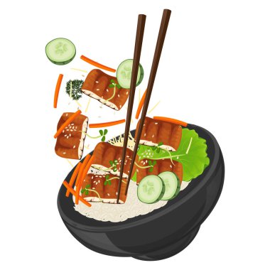 Vector Illustration logosu Clipart Levitation Yangnyeom Jangeo Gui ve Rice