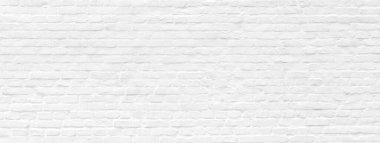 Beyaz tuğla duvar arka plan. Doku için modern tasarım duvar beyazlatılmış. Boyalı tuğla duvar